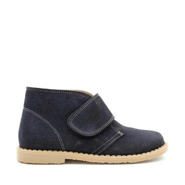botas safari niño​ azul marino con velcro