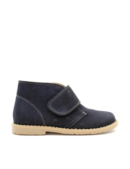 botas safari niño​ azul marino con velcro