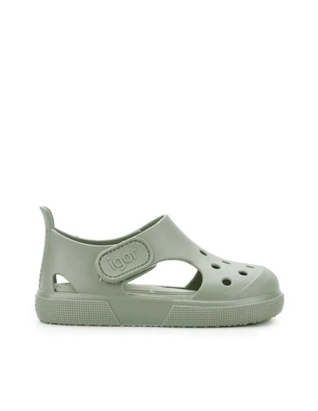 Sandalias cangrejera barefoot Igor verde