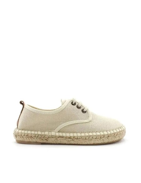 ALPARGATAS COMUNIÓN NIÑO beige de lino