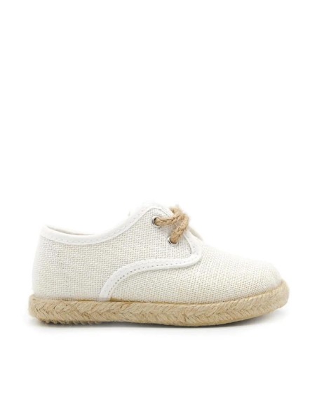 blucher lino blanco para niño