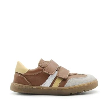 Calzado Barefoot Niños piel marrones