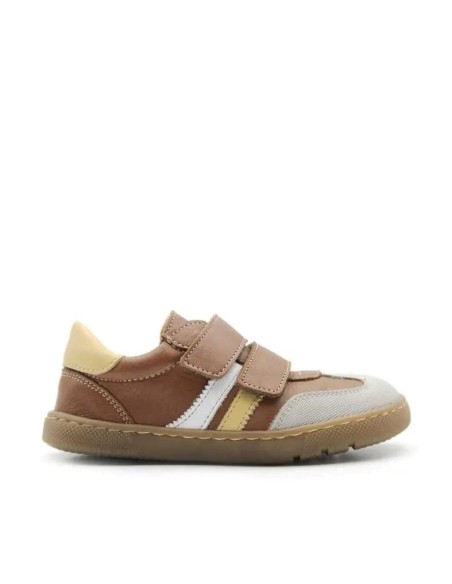 Calzado Barefoot Niños piel marrones