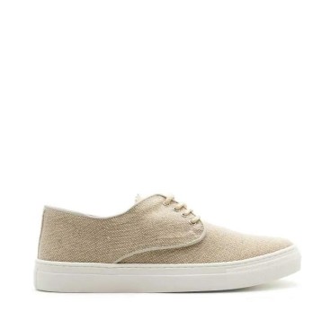 Bambas Comunión Niño de lino beige