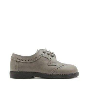 Zapatos ceremonia niño gris