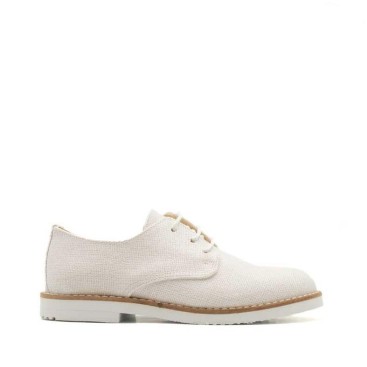 zapato blanco niño comunion blucher
