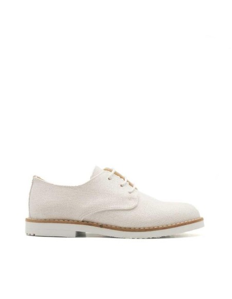 zapato blanco niño comunion blucher