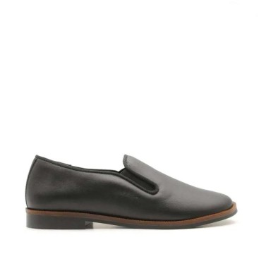 Zapatos vestir niño negros tipo mocasín