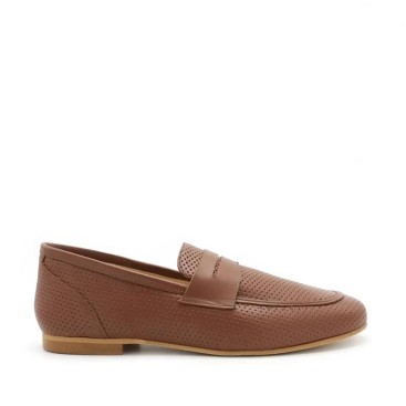 mocasines piel camel nino