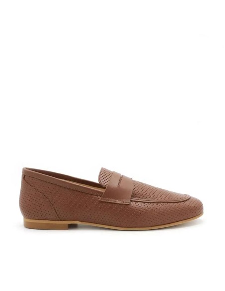 mocasines piel camel nino