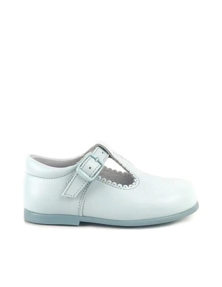 ZAPATOS BEBE NIÑO AZUL CELESTE