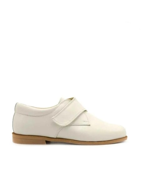 zapatos niño beige de vestir con velcro