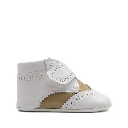 Botín blanco camel primeros pasos