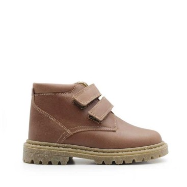 botines piel niño marrones