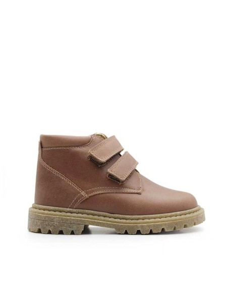 botines piel niño marrones