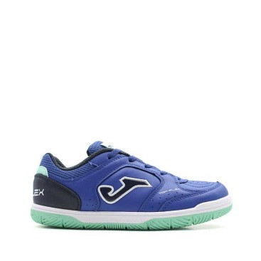 zapatillas joma fútbol sala top flex jr 2604 azul niño