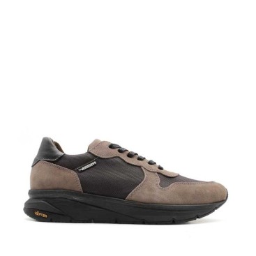 zapatillas casual de hombre taupe con suela vibram