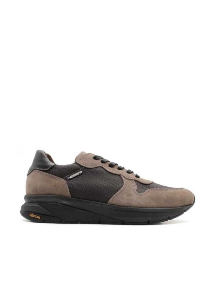 zapatillas casual de hombre taupe con suela vibram