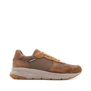 sneakers camel hombre con suela vibram
