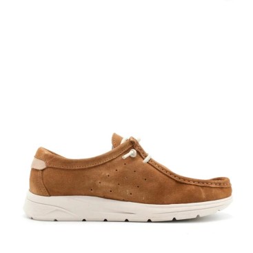 Zapatos Mocasines wallabee camel de hombre