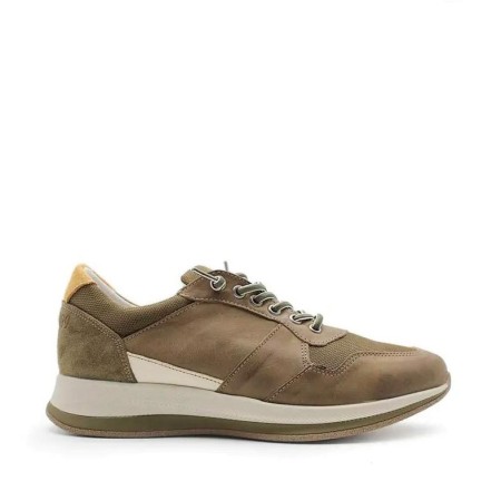 Zapatilla casual e-confort kaki
