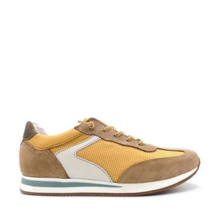 ZAPATILLA PIEL URBAN AMARILLA