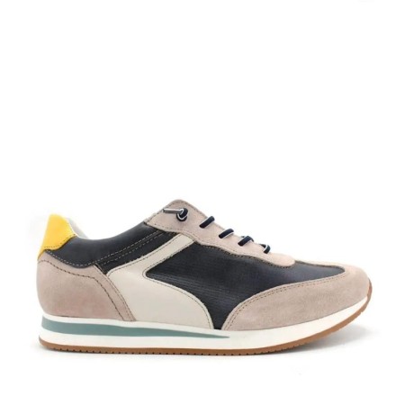 ZAPATILLA PIEL URBAN MARINO