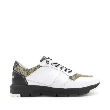 zapatillas piel hombre blancas