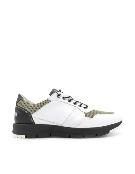 zapatillas piel hombre blancas