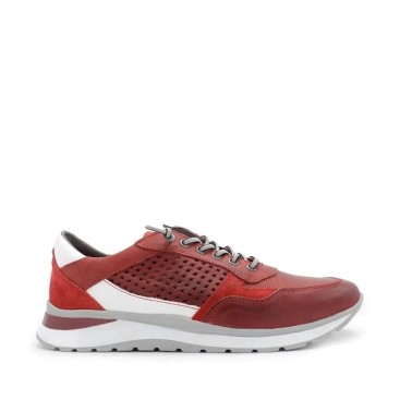 zapatillas hombre piel rojas