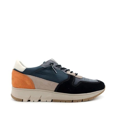 Zapatilla acolchada azul marino