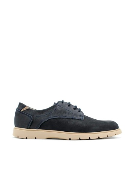 zapatos cordones hombre azul marino