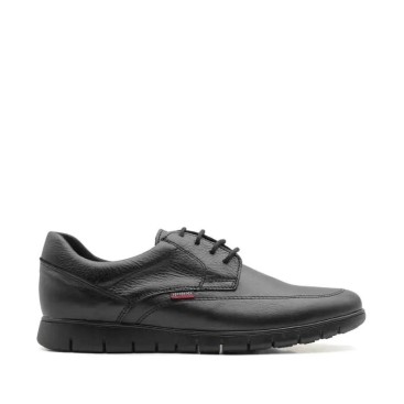 zapatos piel negra hombre