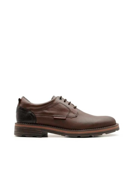 zapato piel marron hombre​