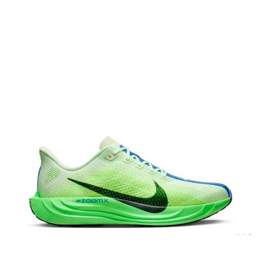 Zapatillas Nike Pegasus Plus hombre verde con espuma ZoomX vista lateral