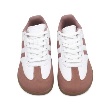 Bambas barefoot rosa de mujer con cordones