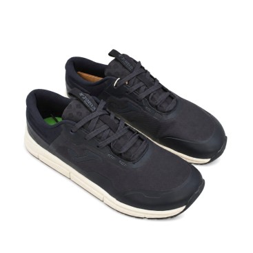 Vista lateral de zapatilla Joma barefoot hombre azul marino