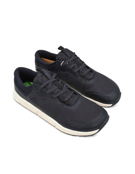 Vista lateral de zapatilla Joma barefoot hombre azul marino