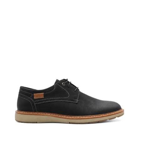 Zapato blucher casual negro