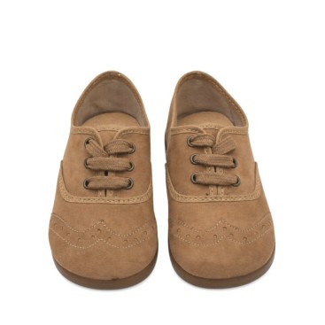 Blucher camel infantil fabricado en España