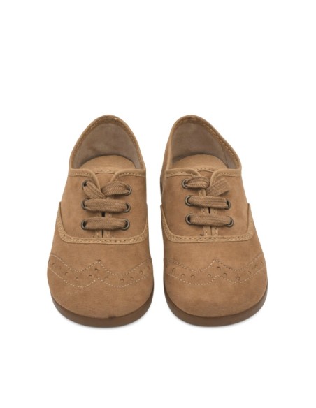 Blucher camel infantil fabricado en España