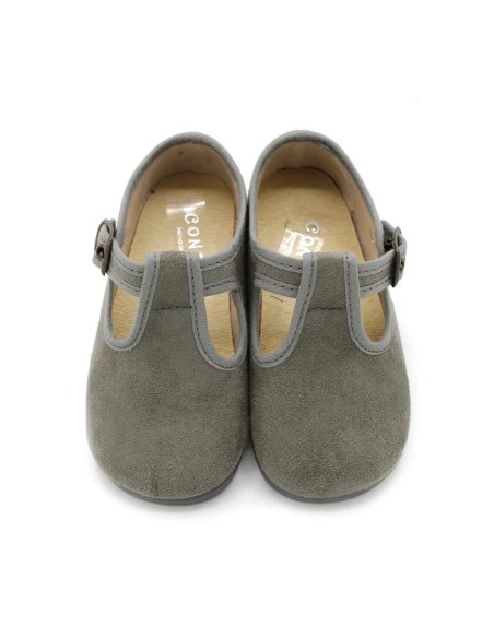 Pepito serratex gris Condiz con hebilla vista frontal