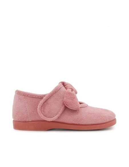 Mercedita rosa bebé y niña vista lateral