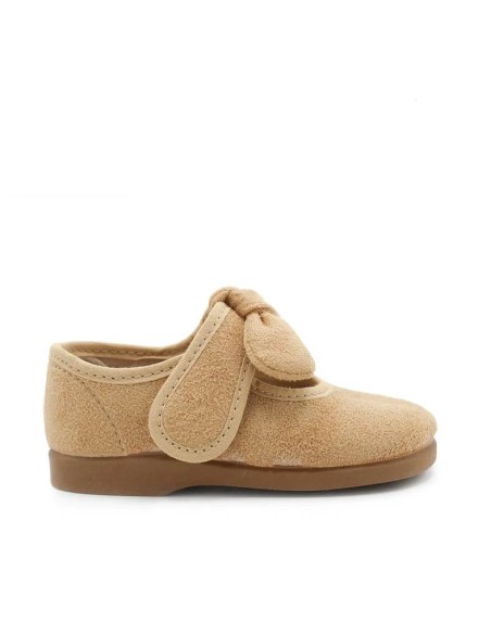 Mercedita camel para bebé y niña vista lateral