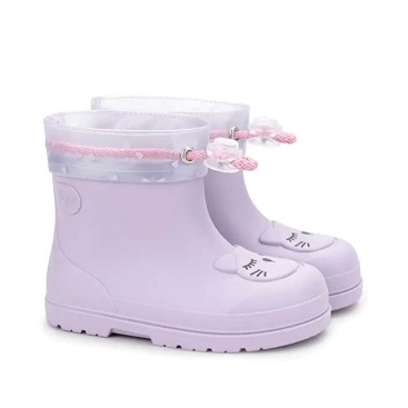 Botas de agua Igor Mendi Gato malva para niña