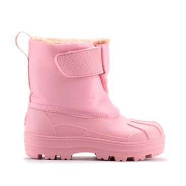 Bota nieve niña Igor Neu rosa vista lateral