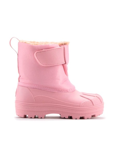 Bota nieve niña Igor Neu rosa vista lateral