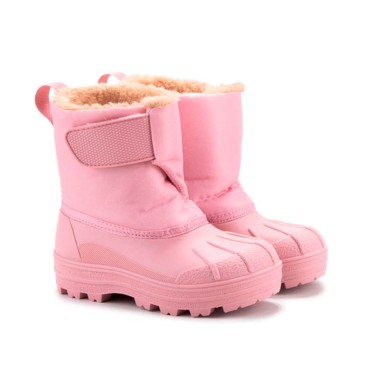 Botas de nieve niña Igor Neu rosa con interior de borreguito