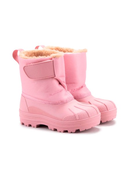 Botas de nieve niña Igor Neu rosa con interior de borreguito