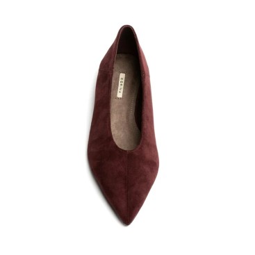 Bailarina burdeos mujer Corina M6555 vista superior